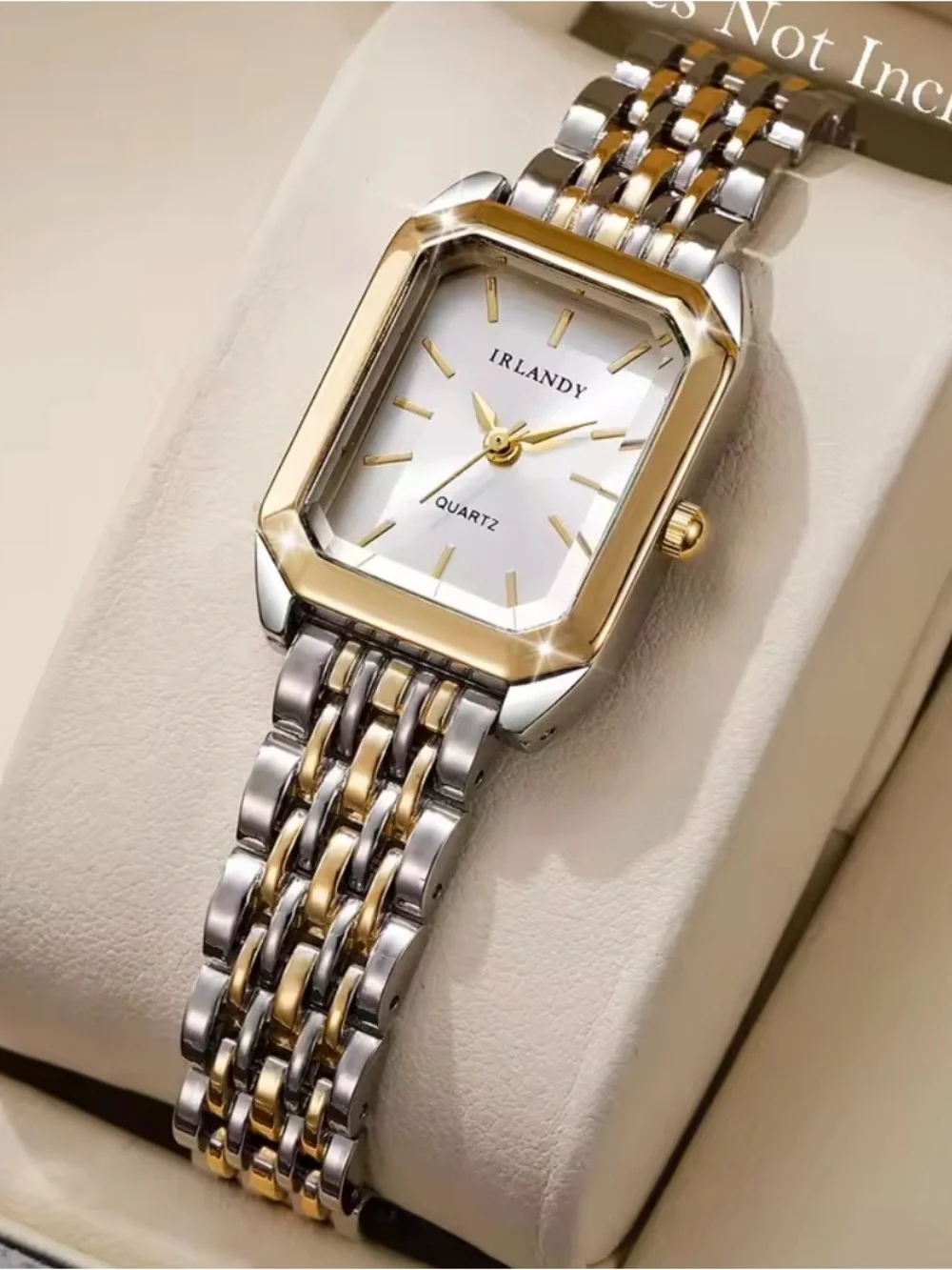 Two-Tone Gold & Silver color Women’s Bracelet Watch